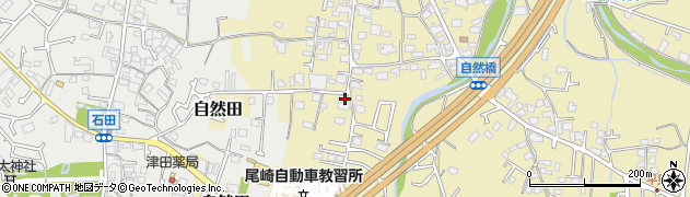大阪府阪南市自然田1322周辺の地図