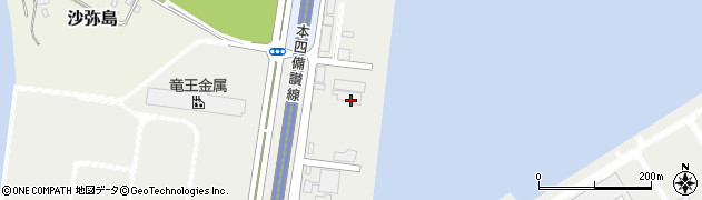 藤田石材有限会社坂出工場周辺の地図