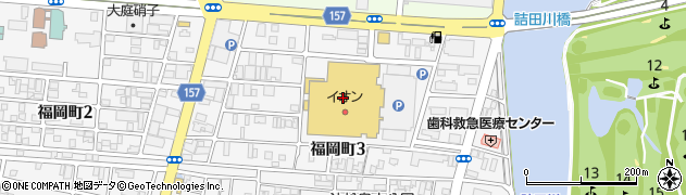 ホワイト急便・ハニードライイオン高松東店周辺の地図