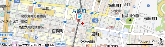 欽山製麺所周辺の地図