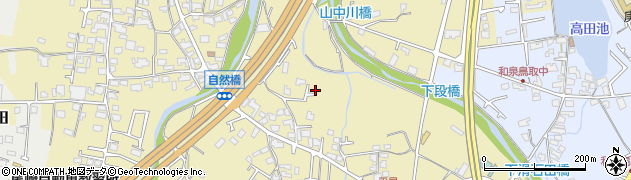 大阪府阪南市自然田周辺の地図
