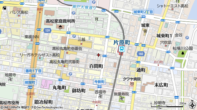 〒760-0040 香川県高松市片原町の地図