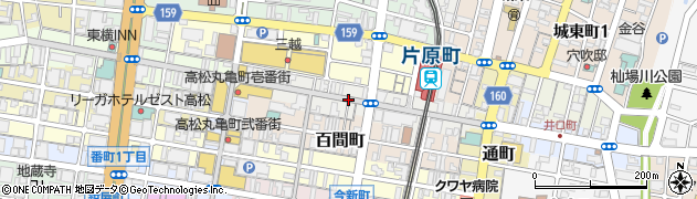 香川県高松市片原町周辺の地図