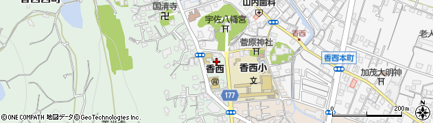 香川県高松市香西西町59周辺の地図