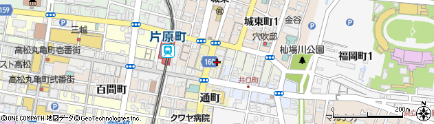 香川県高松市通町6周辺の地図