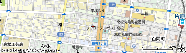 香川県高松市古新町周辺の地図