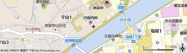 淡路タクシー株式会社周辺の地図