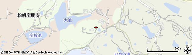 兵庫県南あわじ市松帆宝明寺20周辺の地図