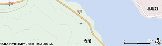 奈良県川上村（吉野郡）寺尾周辺の地図
