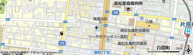 香川県高松市兵庫町周辺の地図