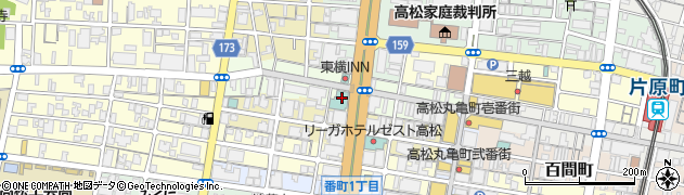 高松東急REIホテルご宿泊予約直通周辺の地図