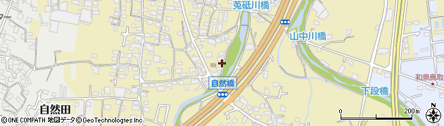 大阪府阪南市自然田1660周辺の地図