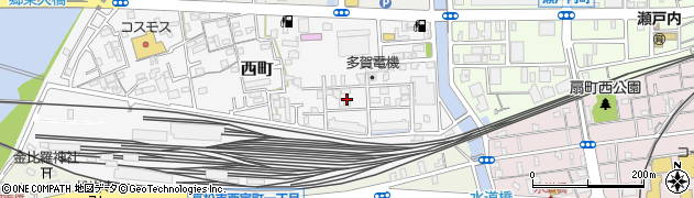 香川県高松市西町10周辺の地図