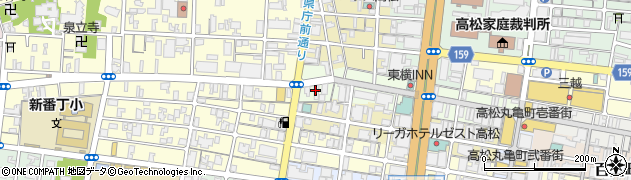 天勝本店周辺の地図