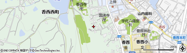 香川県高松市香西西町182周辺の地図