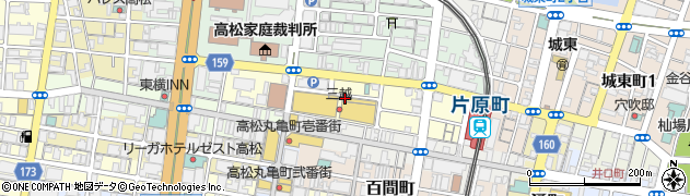 香川県高松市内町周辺の地図