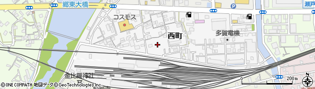 香川県高松市西町24周辺の地図