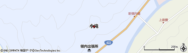 三重県大台町（多気郡）小滝周辺の地図