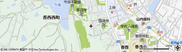 香川県高松市香西西町192周辺の地図