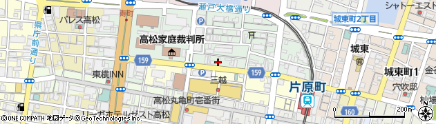 帝国興信所高松支店周辺の地図