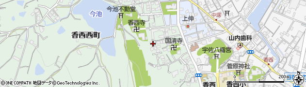 香川県高松市香西西町194周辺の地図