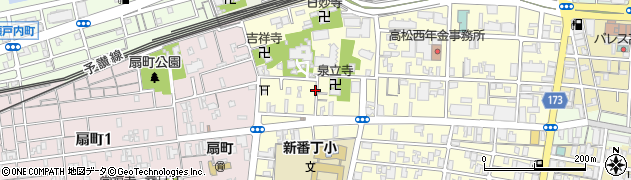 錦町107パーキング周辺の地図