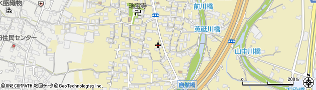 大阪府阪南市自然田1681周辺の地図