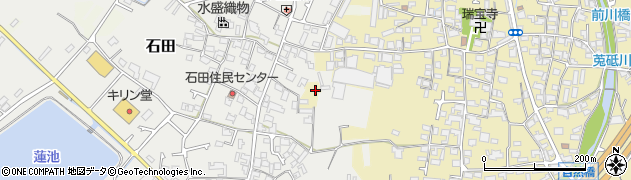 大阪府阪南市自然田1394周辺の地図