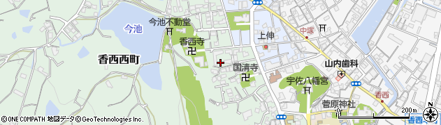香川県高松市香西西町208周辺の地図