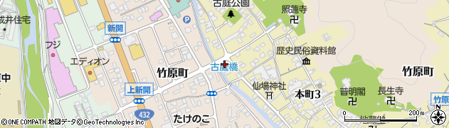 本川周辺の地図