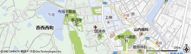 香川県高松市香西西町207周辺の地図