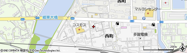 香川県高松市西町21周辺の地図