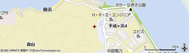 広島県坂町（安芸郡）打分周辺の地図