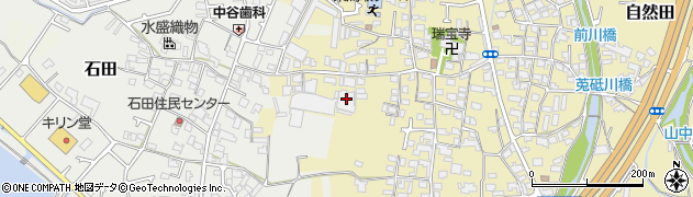 大阪府阪南市自然田1409周辺の地図