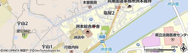 兵庫県淡路県民局　洲本農林水産振興事務所農政振興第２課周辺の地図