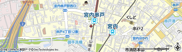 康仁薬局　宮内串戸店周辺の地図