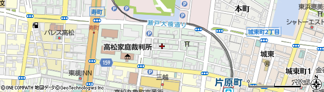 香川県高松市丸の内周辺の地図