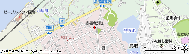 法福寺別院周辺の地図
