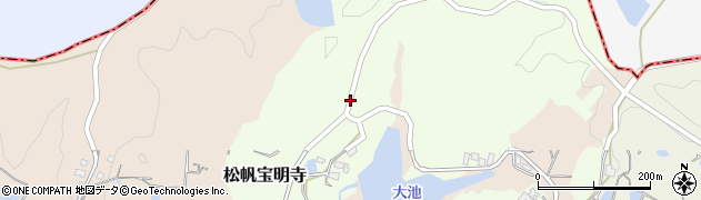 兵庫県南あわじ市松帆宝明寺周辺の地図