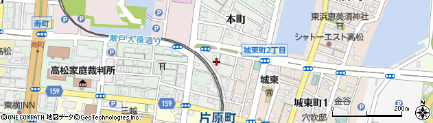 香川県高松市本町10周辺の地図