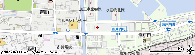 高松中央卸売市場高松鮮魚仲卸協同組合周辺の地図