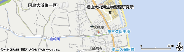 広島県尾道市因島大浜町一区664周辺の地図