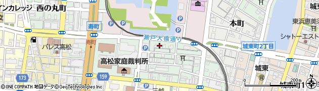 日本工営株式会社　四国支店周辺の地図
