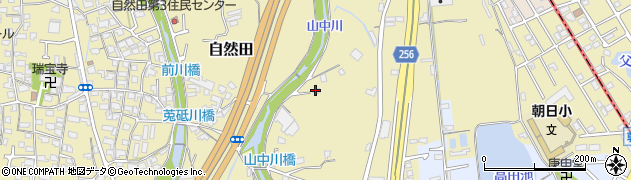 大阪府阪南市自然田2059周辺の地図