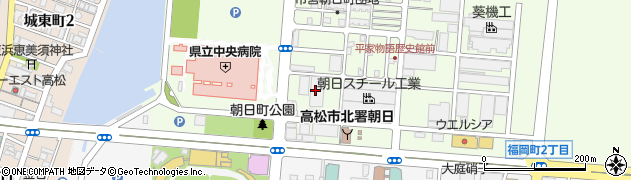 キヤノンメディカルシステムズ株式会社　香川サービスセンタ周辺の地図