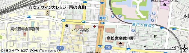 株式会社千代田組四国支店周辺の地図