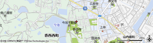 香川県高松市香西西町153周辺の地図