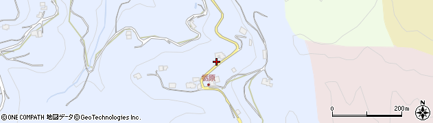 奈良県吉野郡下市町栃原1406周辺の地図