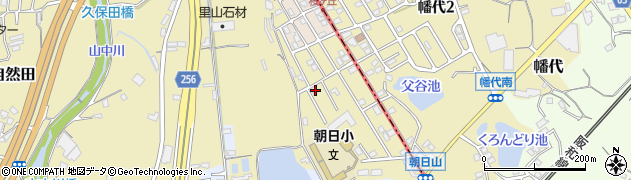 大阪府阪南市自然田267周辺の地図