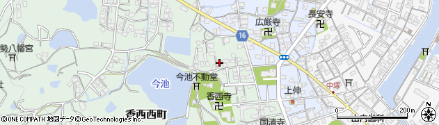 香川県高松市香西西町245周辺の地図